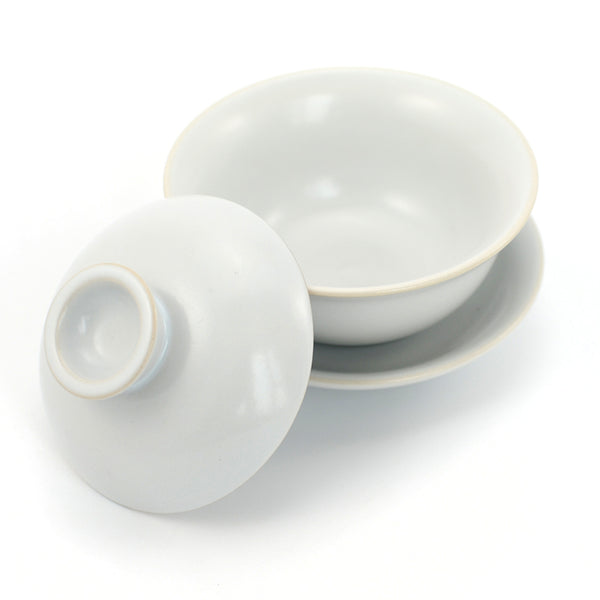 Pearl White Standard Ruyao Gaiwan 100ml -  • Teaware House
