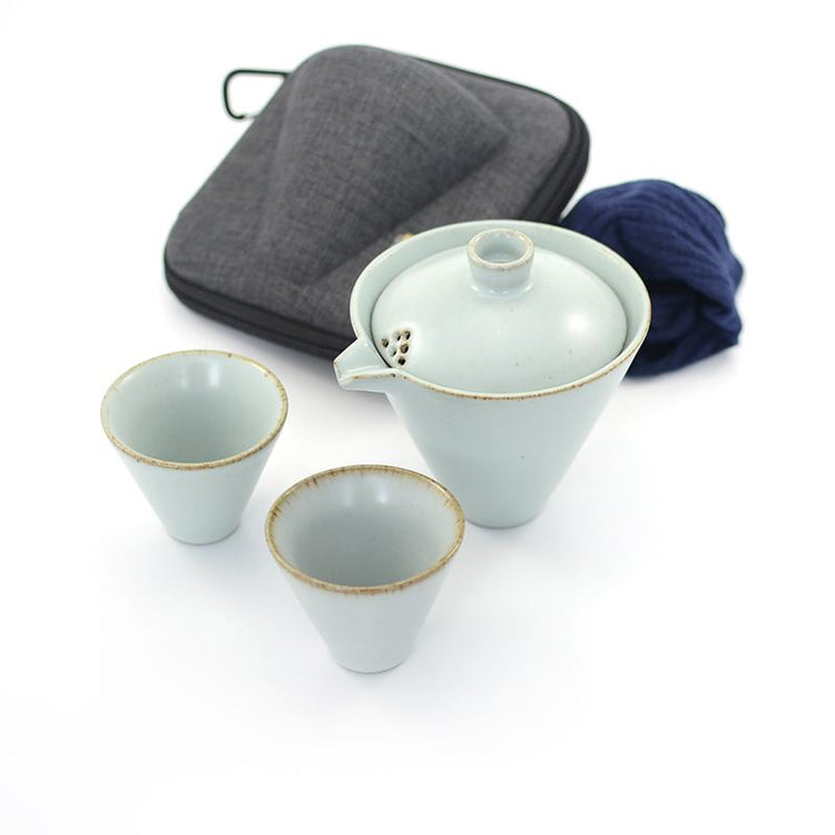 Gongfu Tea Travel Set - Green Ruyao Shiboradashi 140ml -  • Teaware House