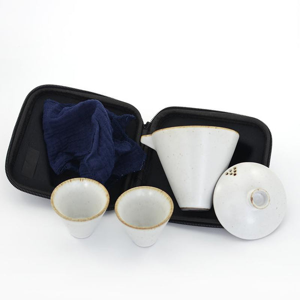 Gongfu Tea Travel Set - White Ruyao Shiboradashi 140ml -  • Teaware House