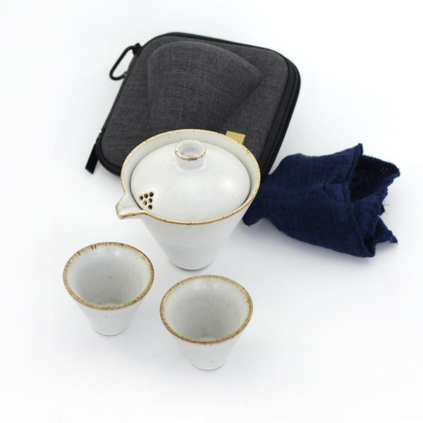 Gongfu Tea Travel Set - White Ruyao Shiboradashi 140ml -  • Teaware House