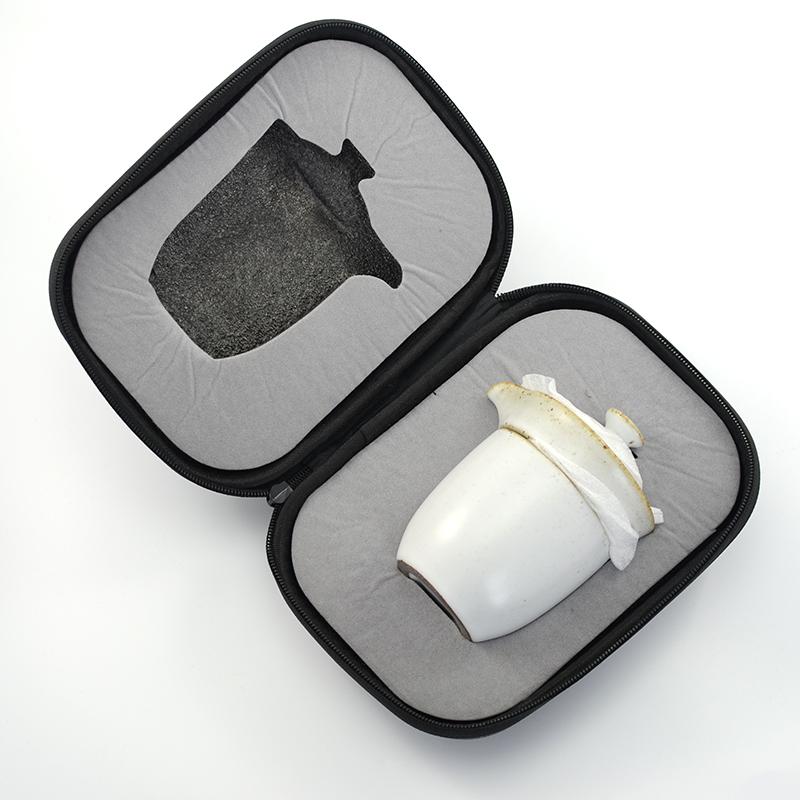 Gongfu to Go Travel Set - White Ruyao Double Cup  150ml -  • Teaware House