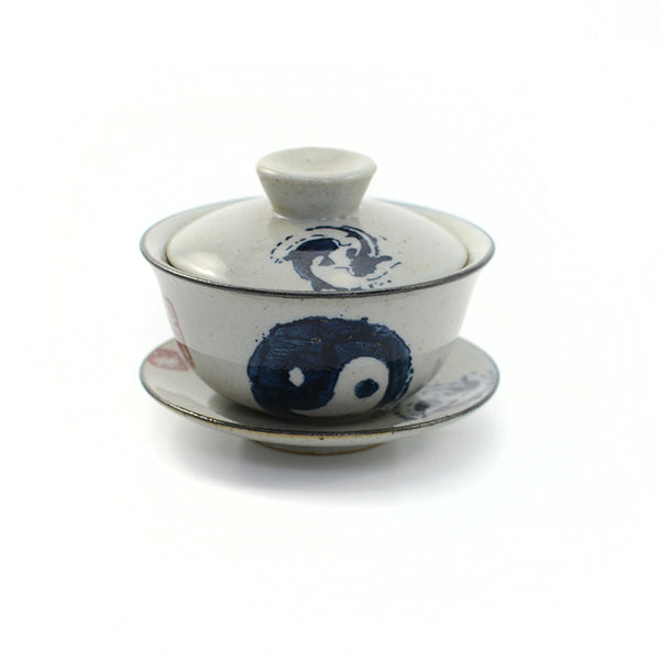 Yinyang Fish Rustic Gaiwan 130ml -  • Teaware House