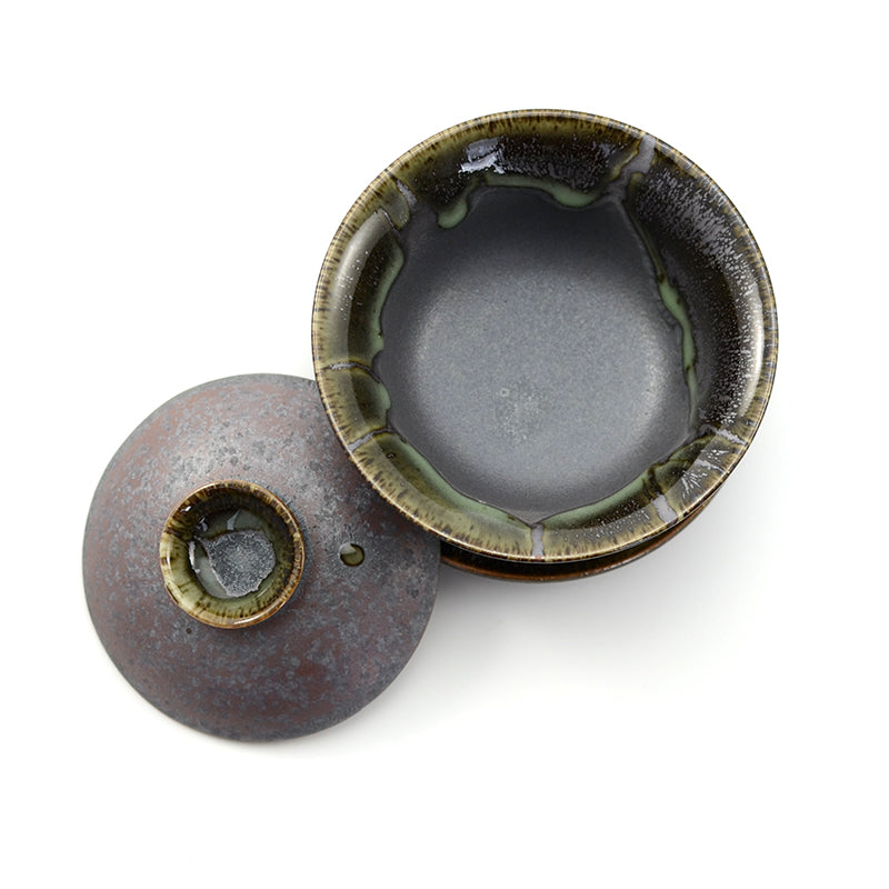 Black Magda Drip Glaze Gaiwan 130ml -  • Teaware House