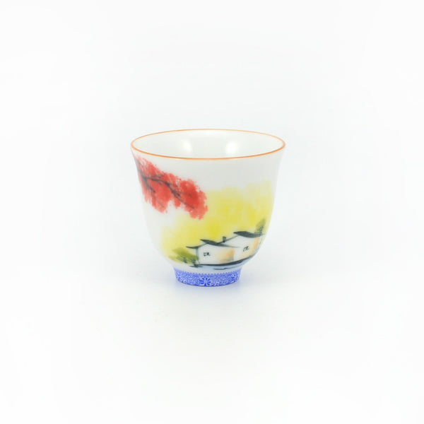 Solar Flare Homestead Porcelain Teacup -  • Teaware House