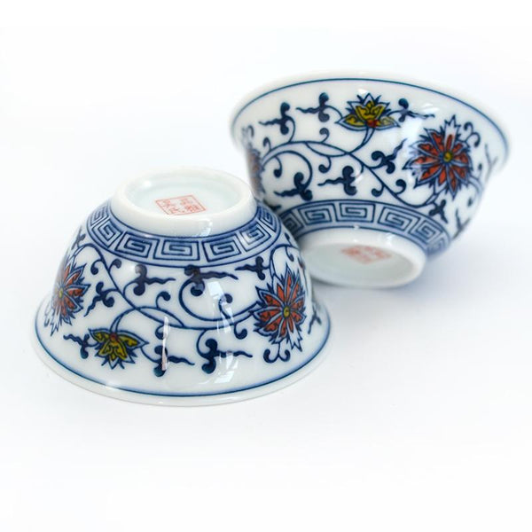 Fire Lotus Porcelain Teacup -  • Teaware House