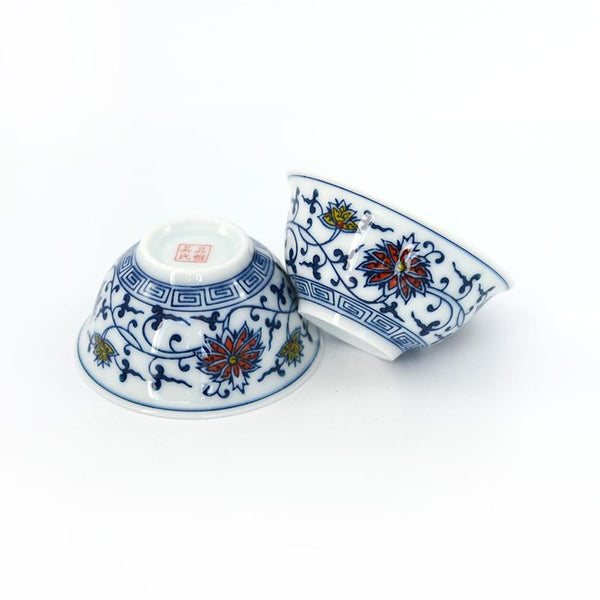 Fire Lotus Porcelain Teacup -  • Teaware House