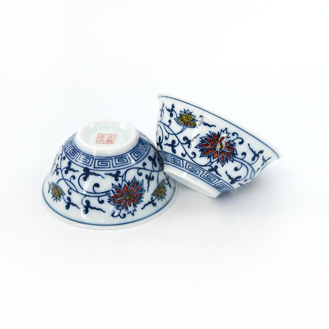 Fire Lotus Porcelain Teacup -  • Teaware House