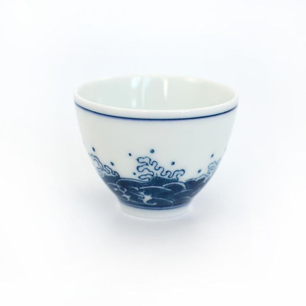 Storm and Wave Porcelain Teacup -  • Teaware House