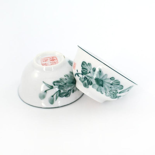Green Field Porcelain Teacup -  • Teaware House