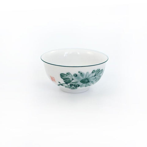 Green Field Porcelain Teacup -  • Teaware House