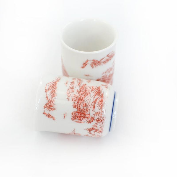 Red Mountains Porcelain Aroma Teacup -  • Teaware House