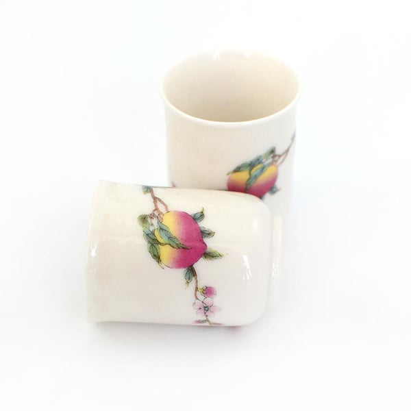 Peach Porcelain Aroma Teacup -  • Teaware House