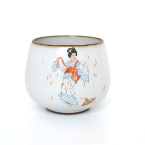 Fan Dancer White Ruyao Artisan Teacup -  • Teaware House
