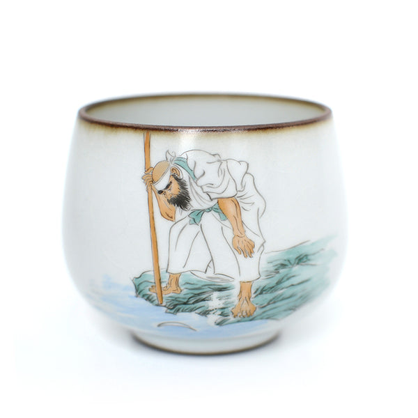 Water's Edge Monk White Ruyao Artisan Teacup -  • Teaware House