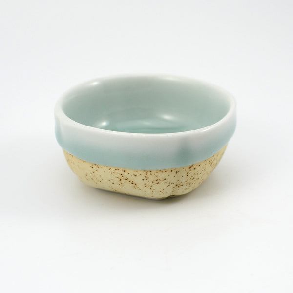 Celadon Partial Glaze Square Teacup -  • Teaware House