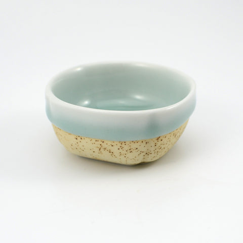 Celadon Partial Glaze Square Teacup -  • Teaware House