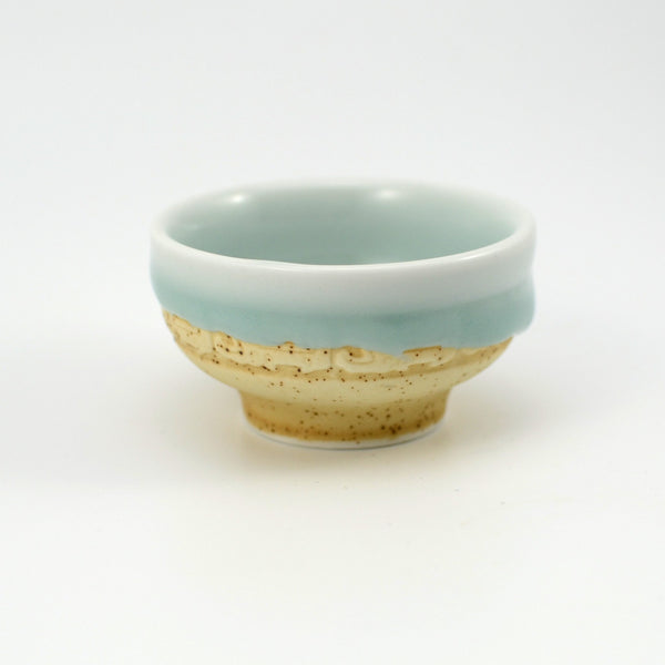 Celadon Partial Glaze Engraved Teacup -  • Teaware House