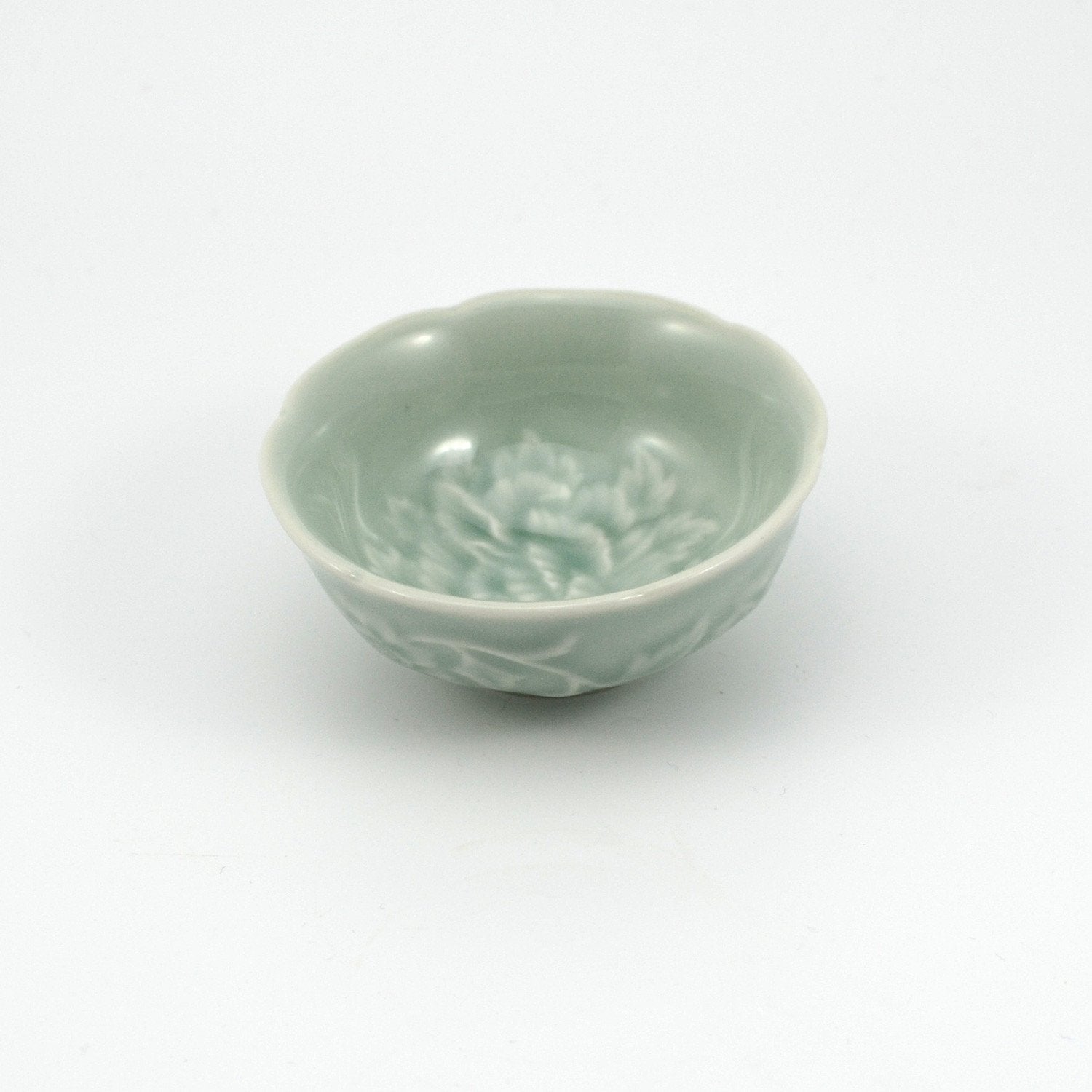 Wild Rose Celadon Teacup -  • Teaware House