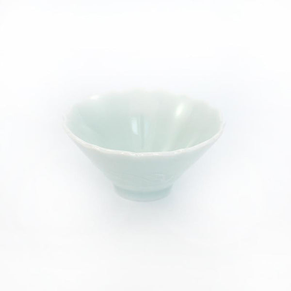 Celadon Wavy Flower Teacup -  • Teaware House