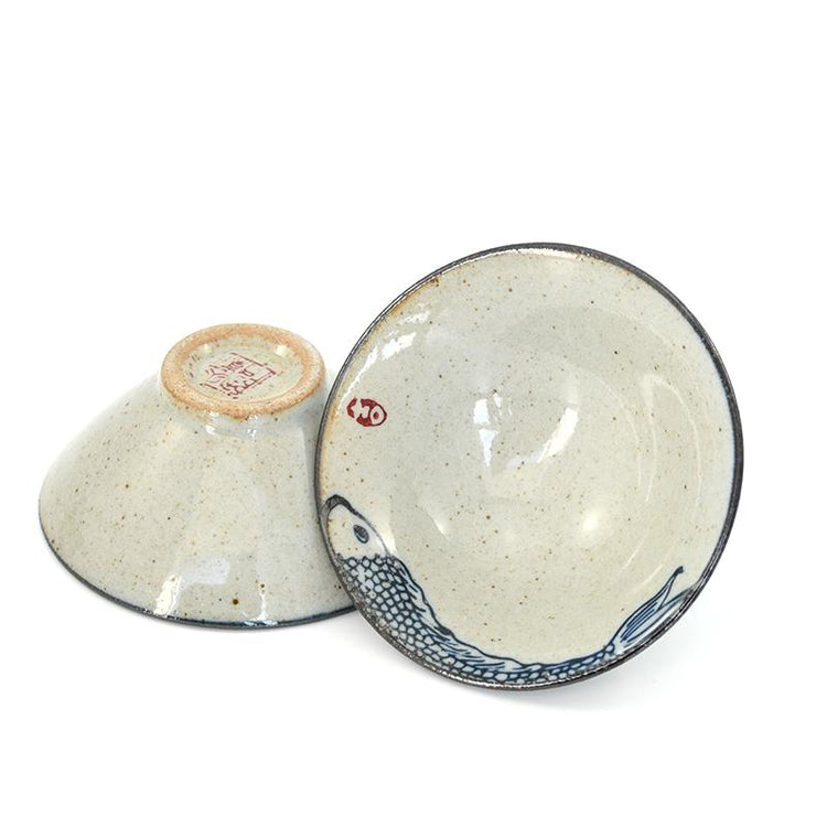 Rustic Ink Koi Douli Teacup -  • Teaware House