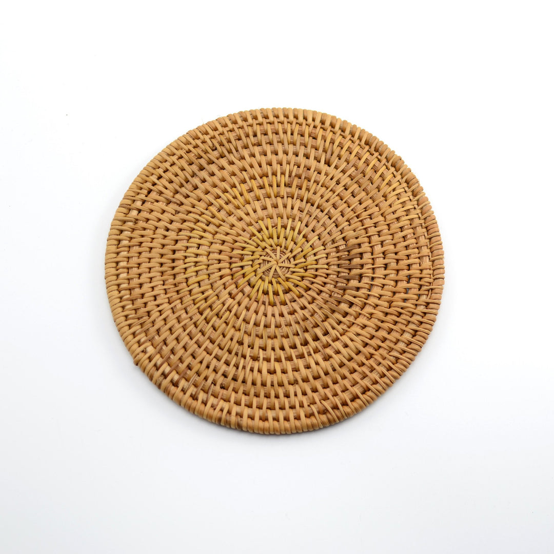 Woven Bamboo Kettle Rest -  • Teaware House