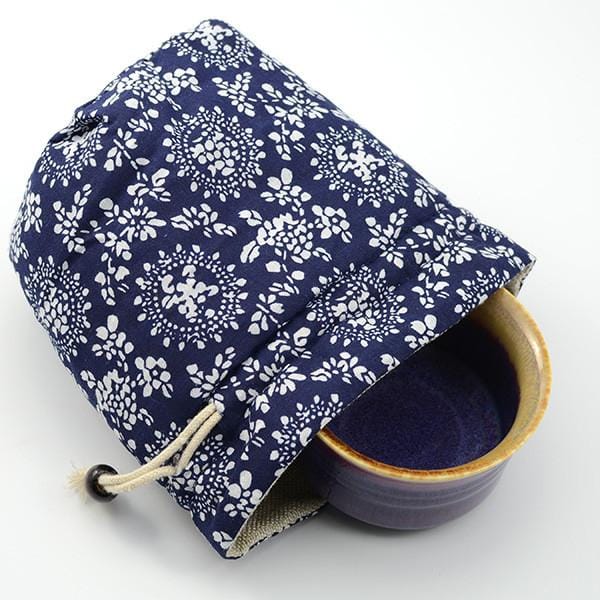 Flower and Hemp Cloth Teaware Bag -  • Teaware House