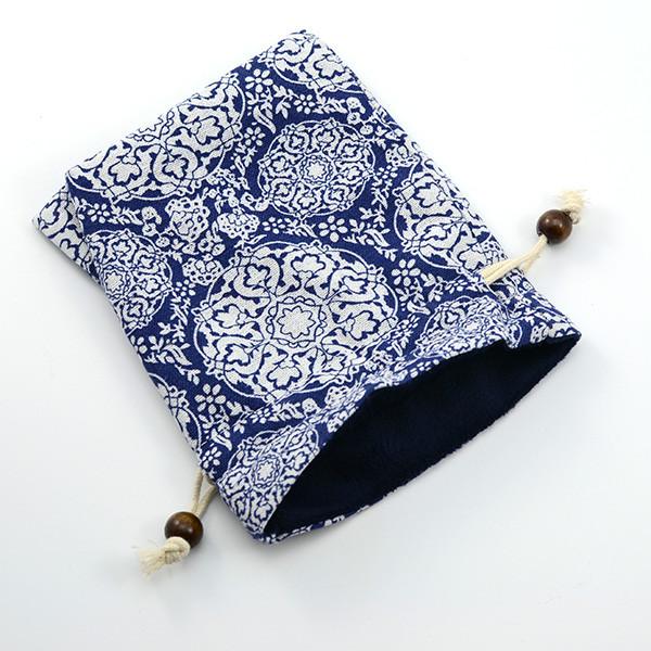 Velvet Lined Teacup Cloth Bag - Four Styles - Snow Flower • Teaware House