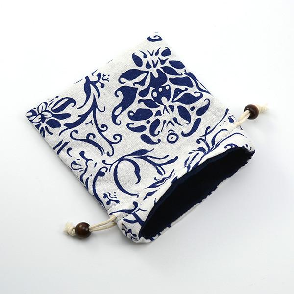 Velvet Lined Teacup Cloth Bag - Four Styles - Ice Rose • Teaware House