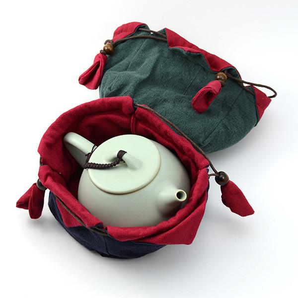 Canvas Lined Cloth Teaware Bag - Two Styles -  • Teaware House