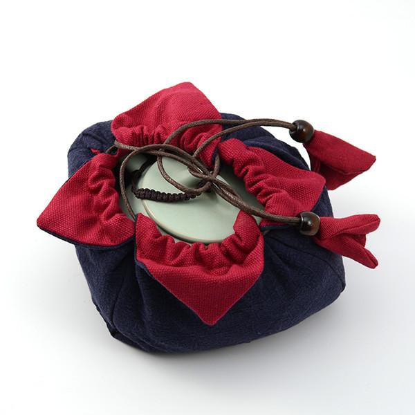 Canvas Lined Cloth Teaware Bag - Two Styles -  • Teaware House