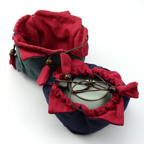 Canvas Lined Cloth Teaware Bag - Two Styles -  • Teaware House