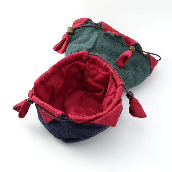 Canvas Lined Cloth Teaware Bag - Two Styles -  • Teaware House