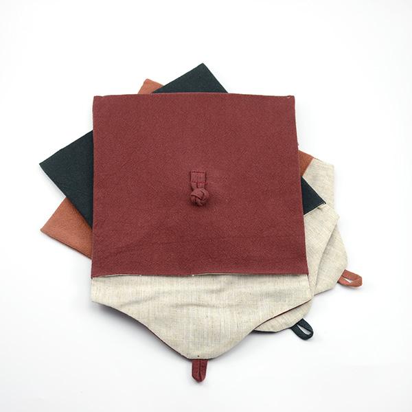 Small Cloth Tea Cake Bag - Three Styles - Merlot • Teaware House