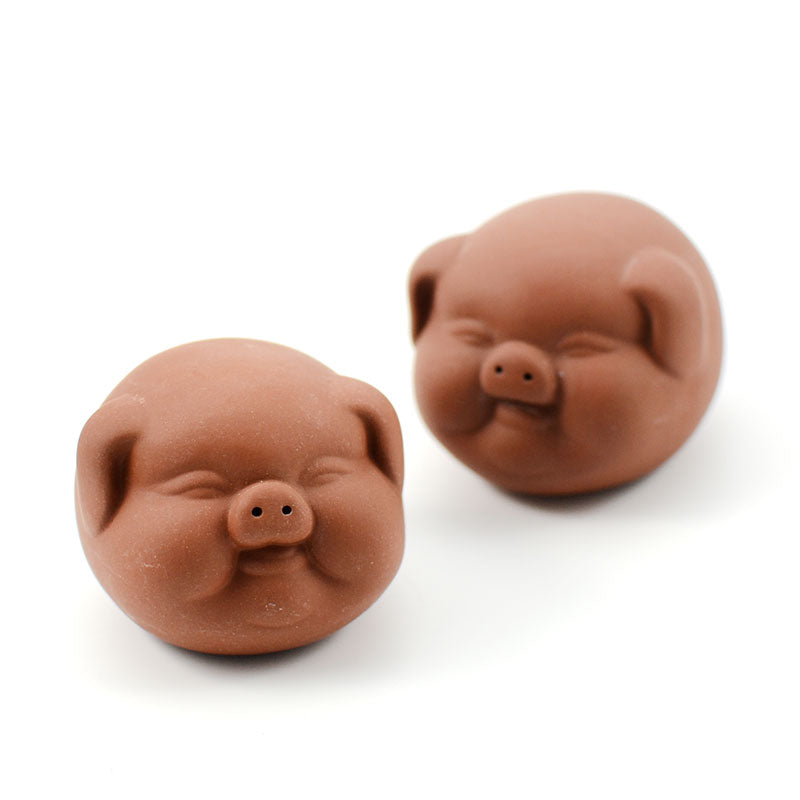 Red Happy Pig Teapet -  • Teaware House