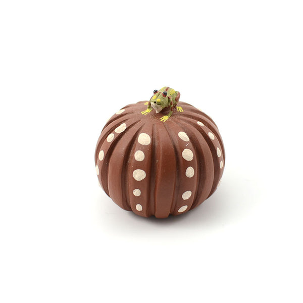 Pumpkin Frog Teapet -  • Teaware House