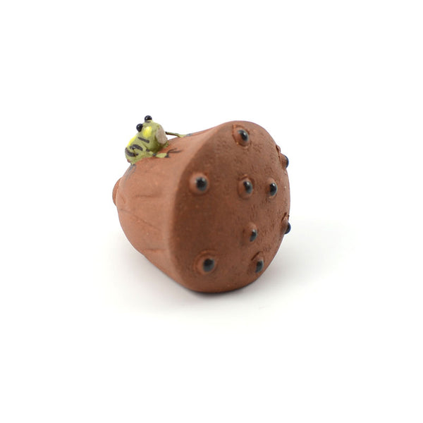 Red Lotus Frog Teapet -  • Teaware House