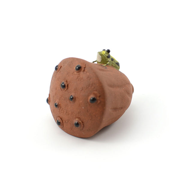 Red Lotus Frog Teapet -  • Teaware House