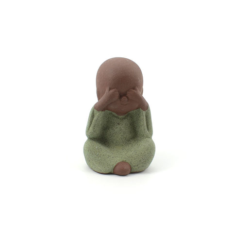 See No Evil Monk Teapet -  • Teaware House