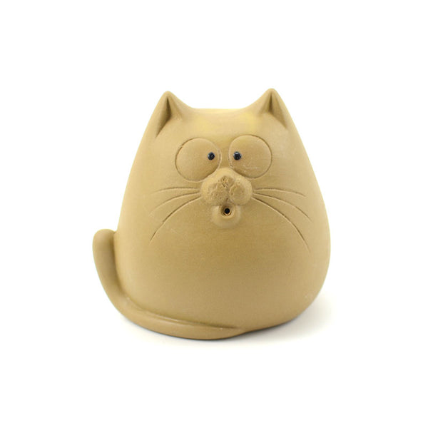 Sandy Fat Cat Teapet -  • Teaware House