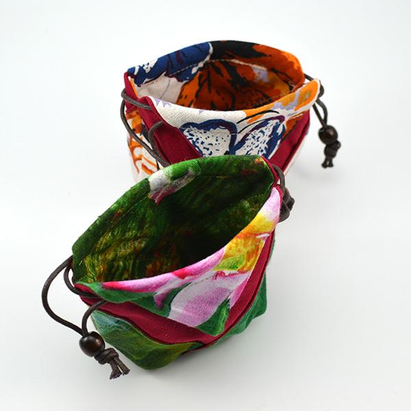 Multi-Color Cloth Teacup Bag - Two Styles -  • Teaware House